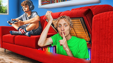 Je CONSTRUIT Une PIÈCE SECRÈTE Chez Un Abonné !