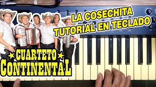 LA COSECHITA - EL CUARTETO CONTINENTAL (TUTORIAL EN TECLADO)