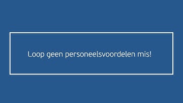 Loop geen personeelsvoordelen mis