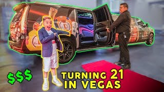 LETTING OUR SON TURN 21 YEARS OLD IN VEGAS **GONE WRONG** | The Royalty Family