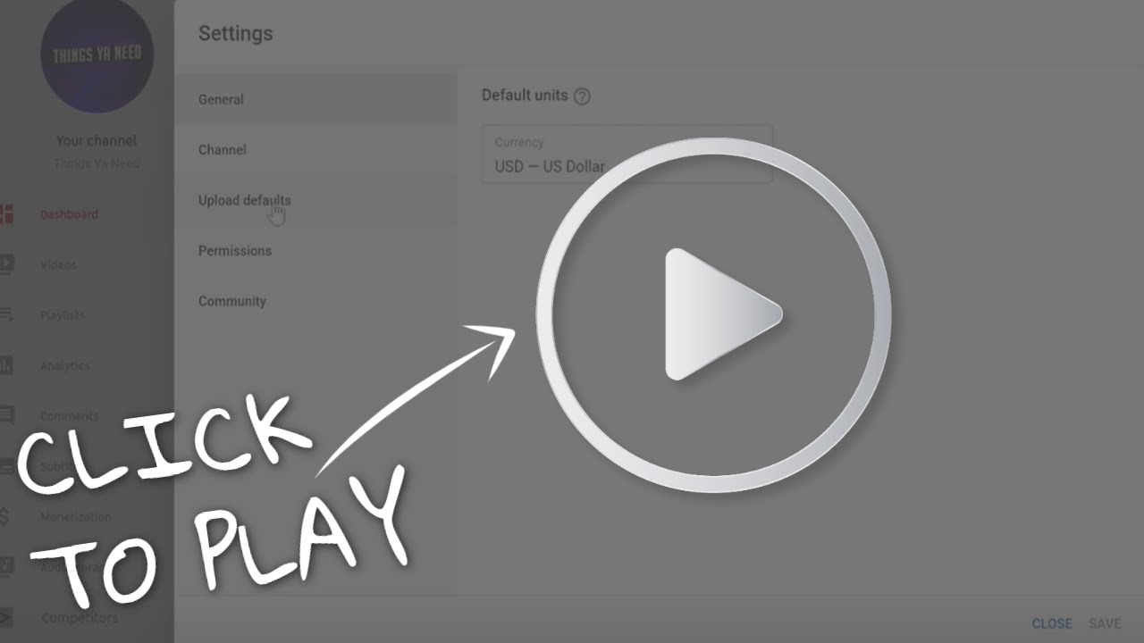 How To Use Defaults On Youtube - Saving Time Pre Loading Video ...