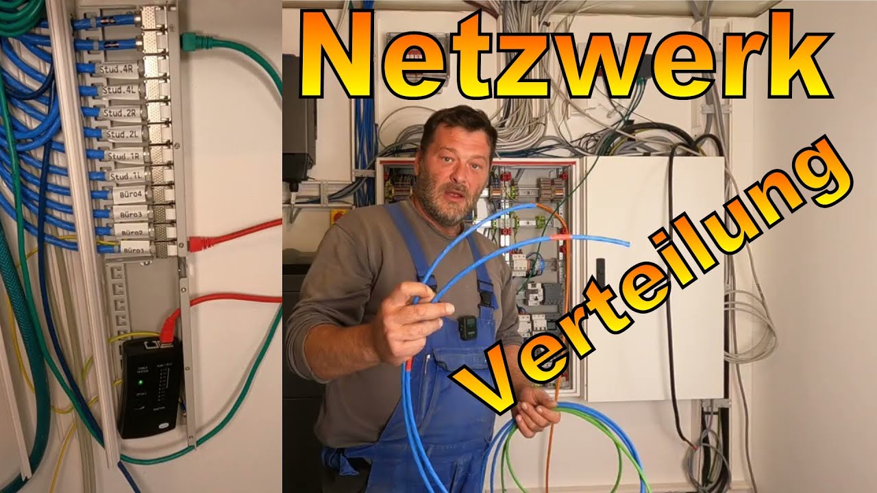 Netzwerk ordentlich Verteilen 😋 Elektroinstallation auf der Baustelle ⚡Freunde des Stroms⚡