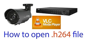 How to open  .h264 file with VLC Plaryer ?