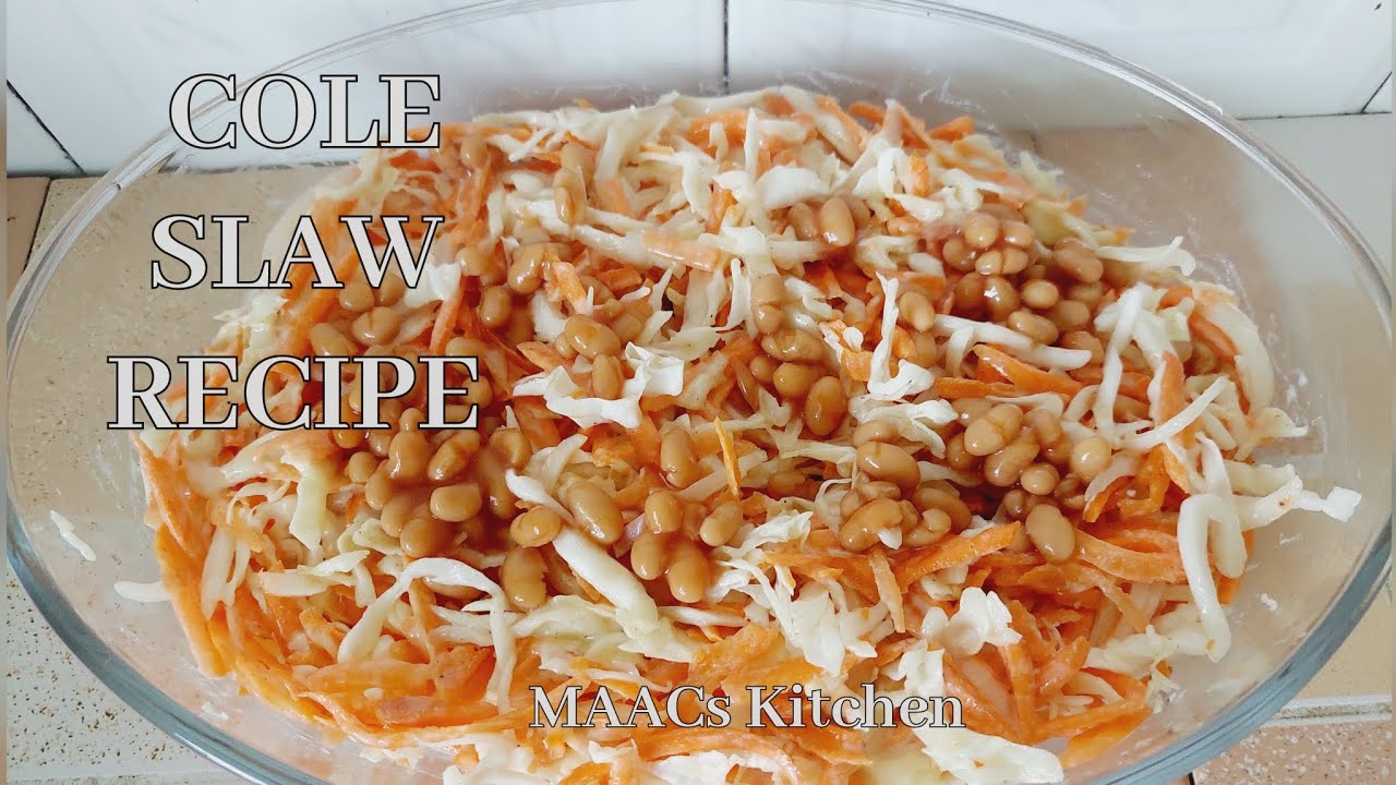 Homemade Coleslaw Salad Recipe YouTube