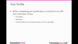 Interpreters Portal Webinar Part 1