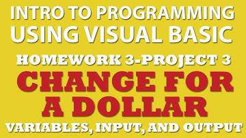 3-pp3 Visual Basic: Change for a Dollar
