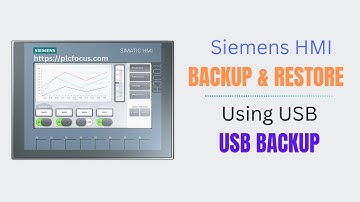Using USB to Backup and Restore Siemens HMI