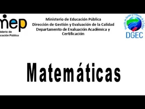 Solución del examen de bachillerato por madurez 04/2021 CR, con apoyo de la calculadora, 01 al 23