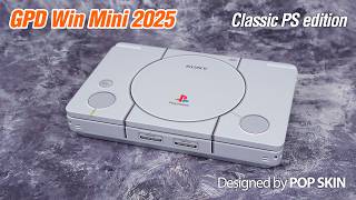 GPD Win Mini 2025 Classic PS edition POP SKIN