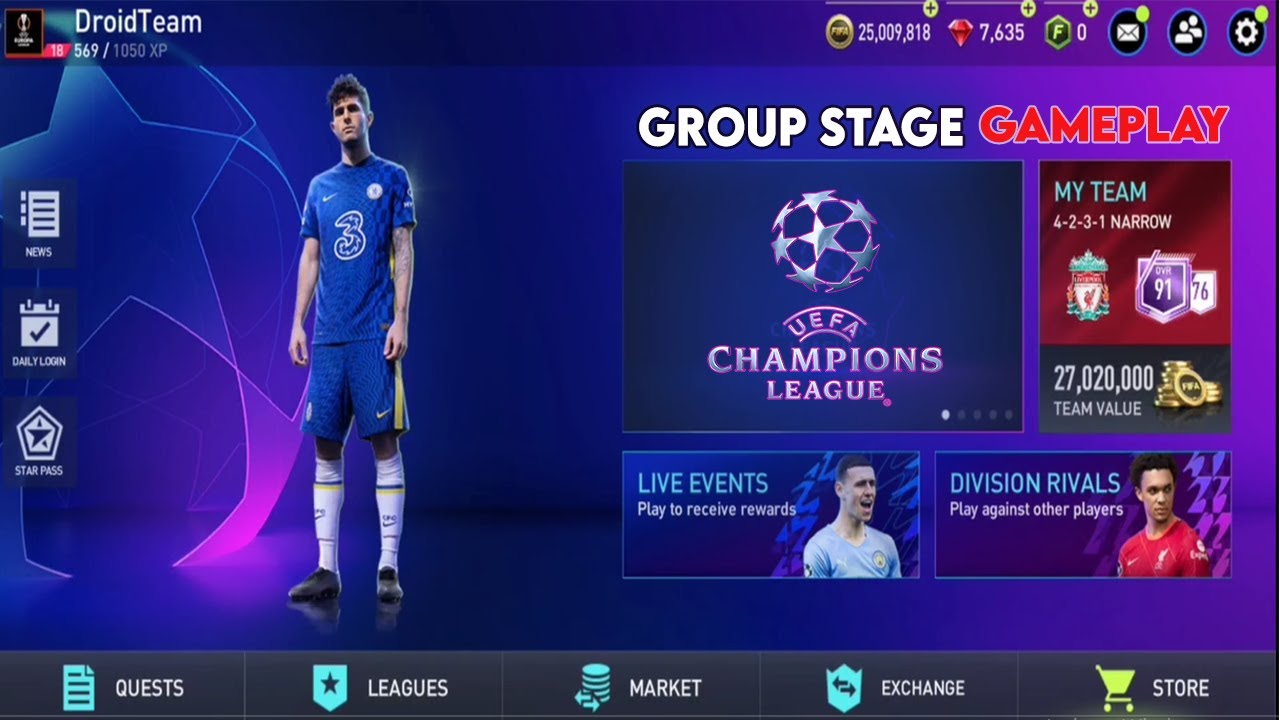 FIFA Mobile 21 Champions League Group Stage Guide - GamingonPhone