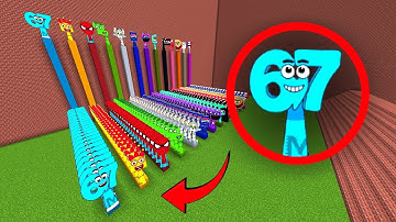 More NEW & OLD Sprunki OC Nextbots In COLORED Lines In Minecraft PE MOD