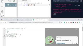 Famous 10CC400  - Python Vs JavaScript Part 1 - Crash Course - Variables and Random Wealth