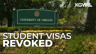 4 University of Oregon students' visas revoked by Homeland Security