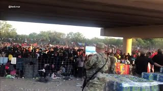 Authorities dealing with overwhelming amount of Haitian migrants in Texas