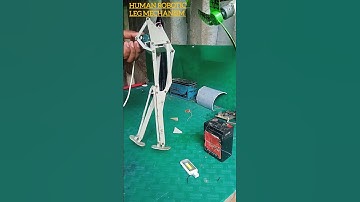 human robotic leg 🦵 machanism | science project #shorts #viral #trending