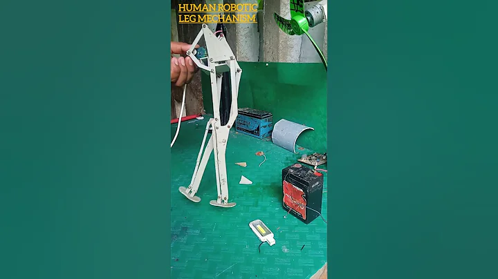human robotic leg 🦵 machanism | science project #shorts #viral #trending