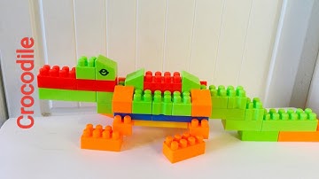 Crocodile/Building blocks for kids/Building blocks /Blocks Building Crocodile/Blocks