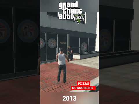 Evolution of Aim on Police👮♂️ in gta games #shorts #gta
