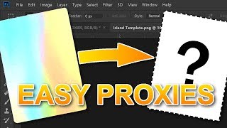FOIL PROXIES - Fast Beginner Method for Inkjet!