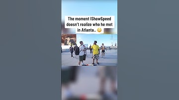 The moment Speed DOESN’T REALIZE who he met in Atlanta.. 😳 #ishowspeed #speed #fypシ゚viralfyp