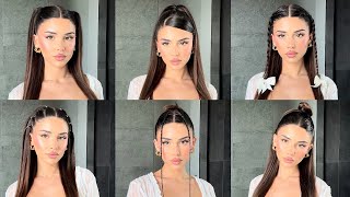 QUICK &amp; EASY CUTE HAIRSTYLES *heatless*