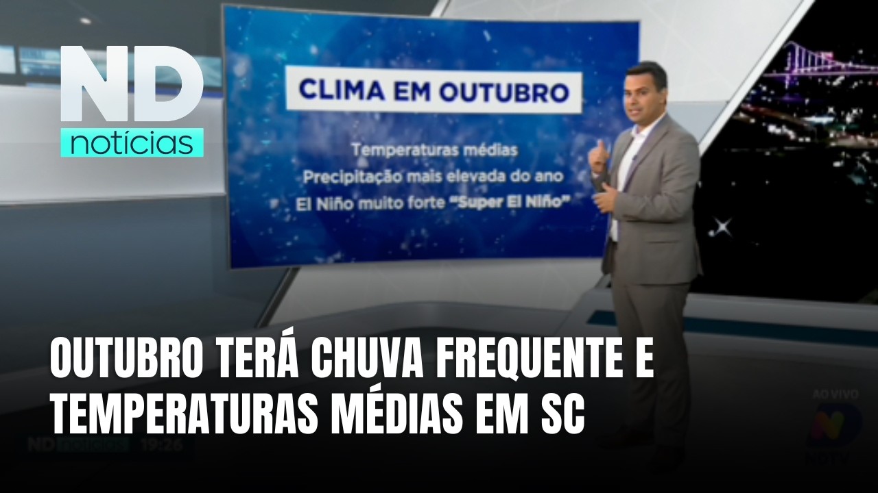 Previsão do tempo em SC: chuva dá trégua, mas temporais voltam no fim