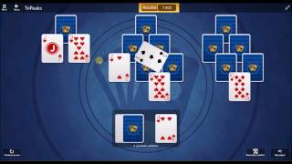 Microsoft Solitaire Collection - TriPeaks October 2 2016