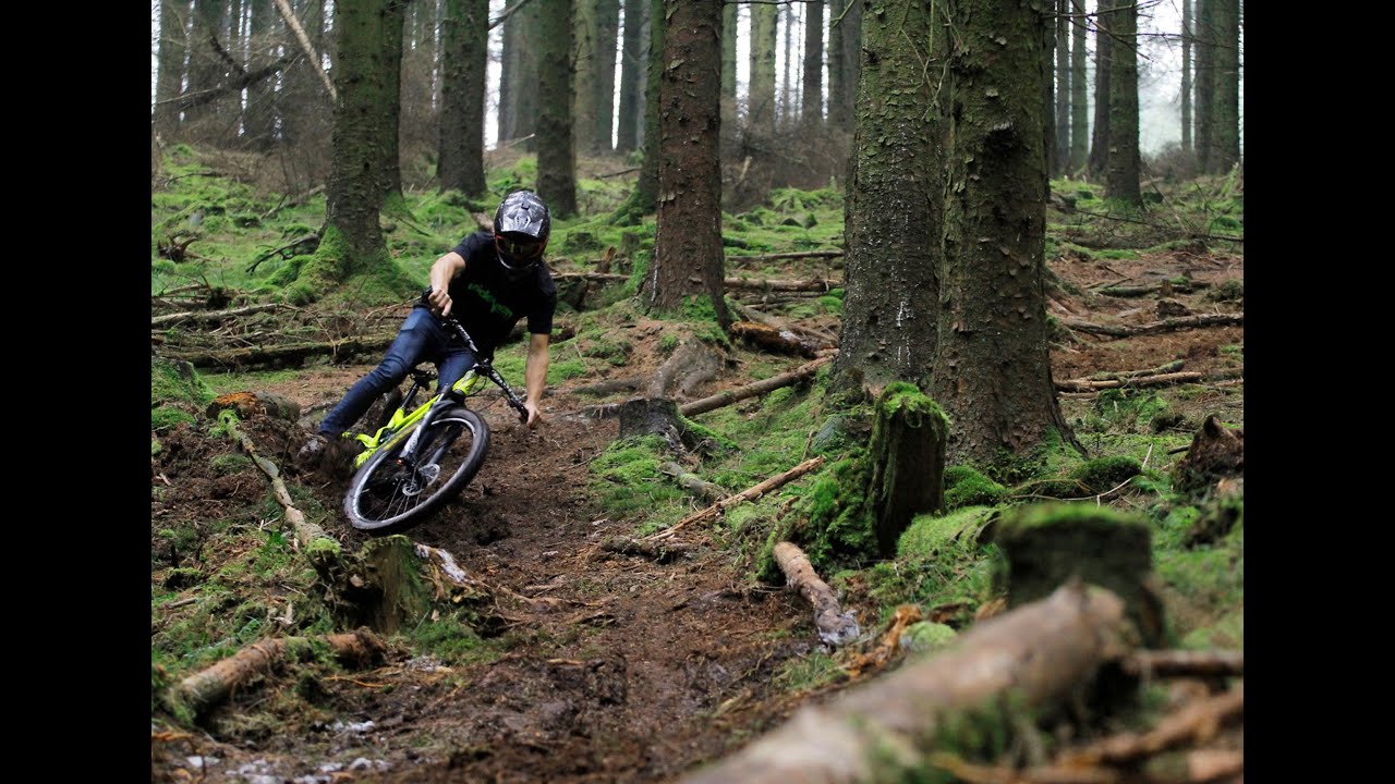 Mountain biking loam trails - YouTube