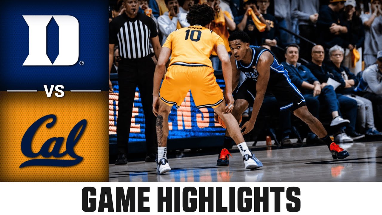 Duke vs. Cal Game Highlights | 2025-26 ACC Men's Basketball