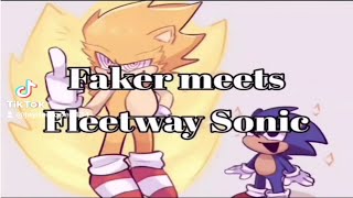 JL434 Comic: Faker meets fleetway Sonic Comic (🔵Speedy🔵 Did the voice of faker)