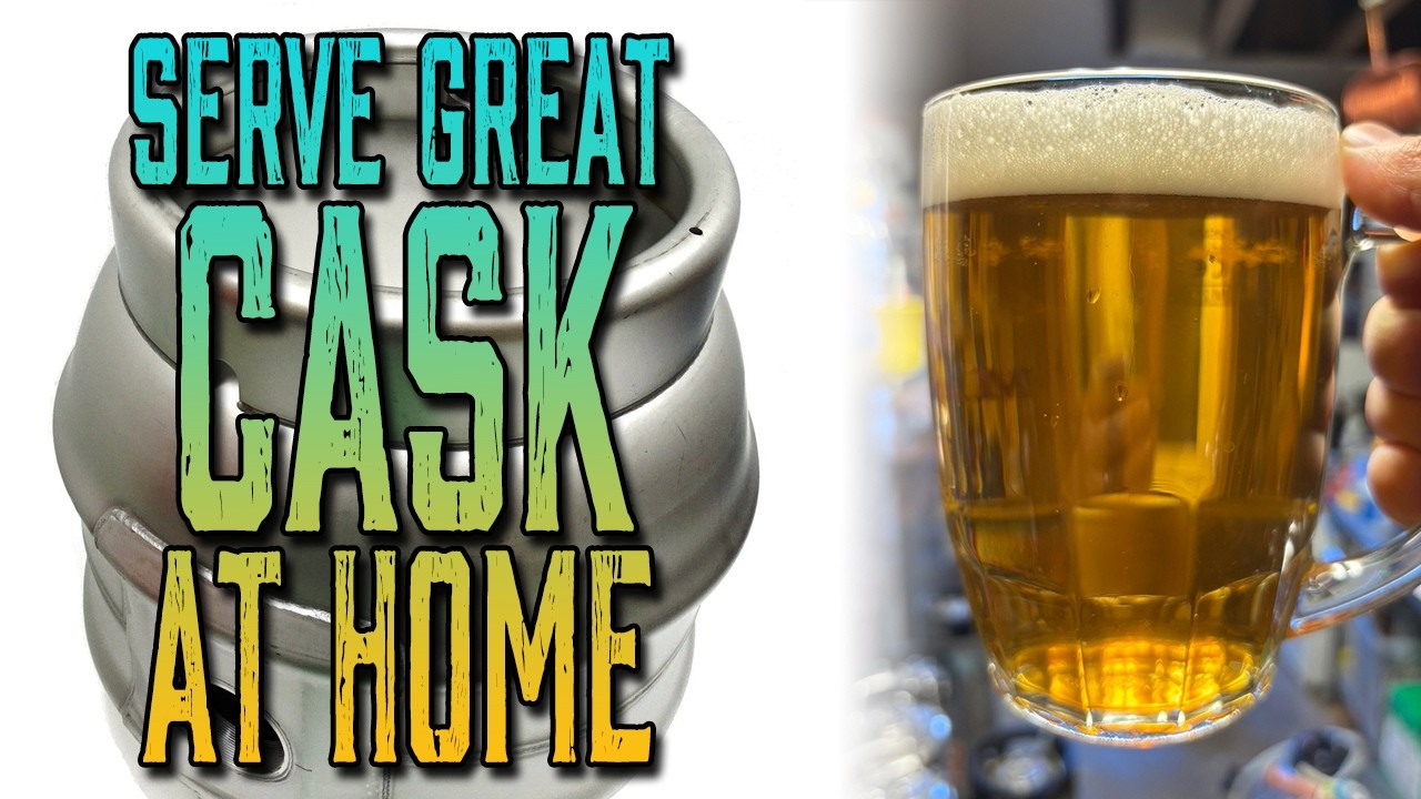 How to serve homebrewed cask ale that lasts! Cask beer with widge and ...