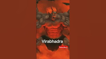 Most Angry and Powerful Avatar of Lord Shiva Ji 🙏 #mahakal #mahadev #veerbhadra #kaalbhairav #shorts