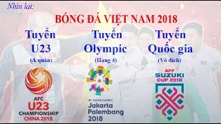 Bóng đá Việt Nam trong năm 2018