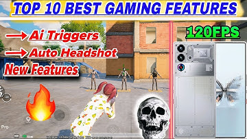 Best gaming features in Redmagic 😍🔥 | Redmagic 10 pro pubg mobile/bgmi test | price.
