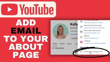 Hoe je een klikbaar e-mailadres toevoegt aan je YouTube-overpagina