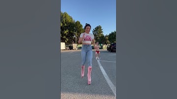 Thumbnail of When they challenge you to a high heel race 👠 #challenge