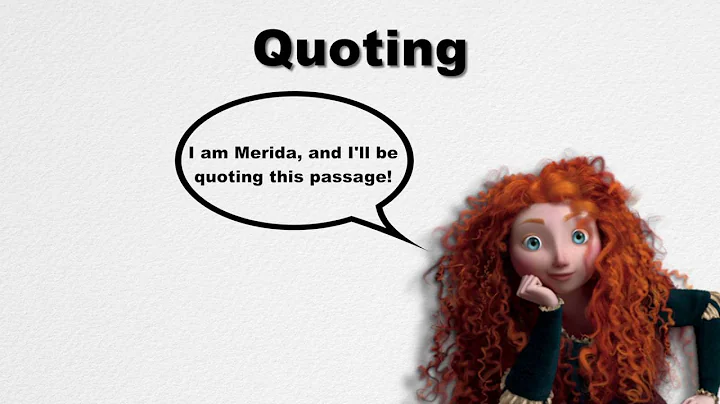 Quoting, Paraphrasing, & Summarizing