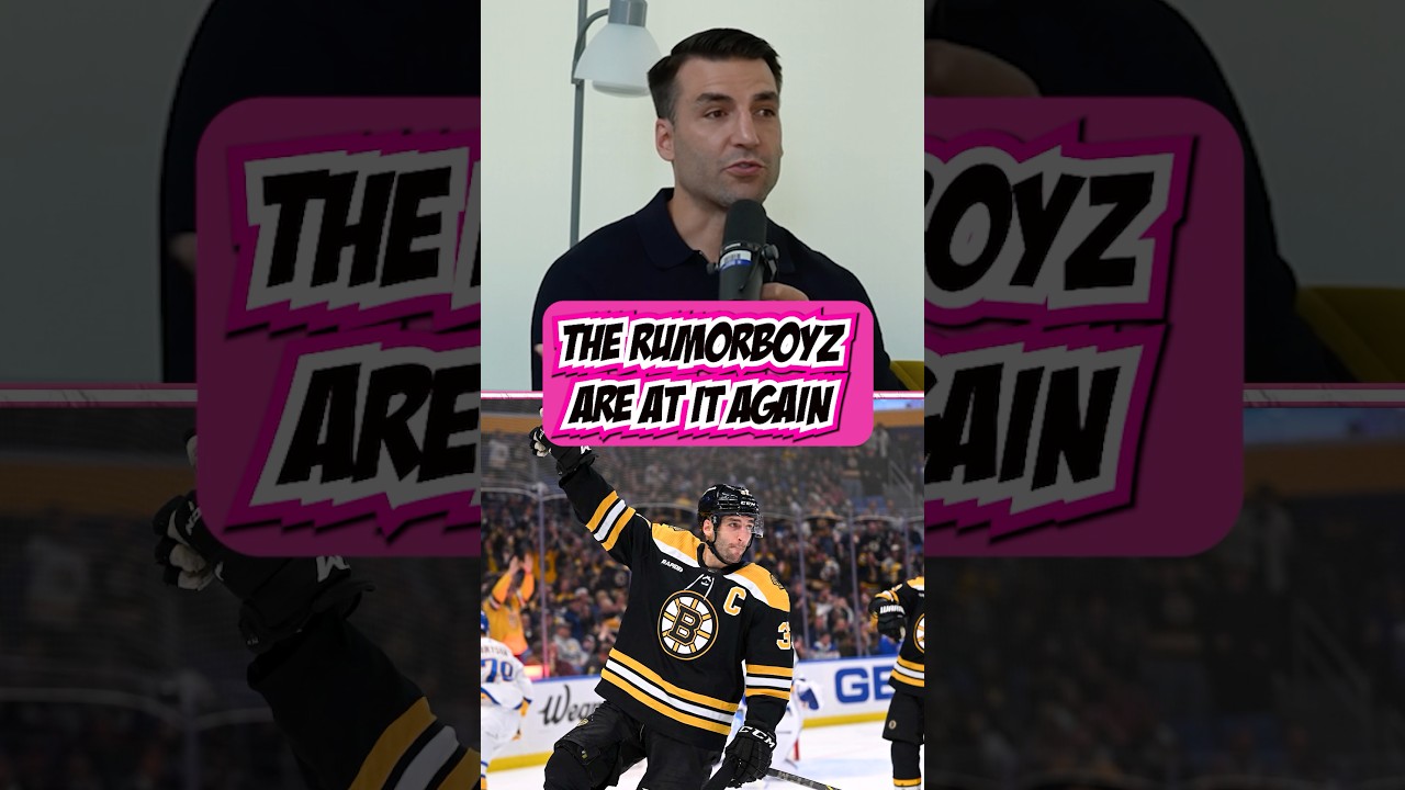 Could the #RumorBoyz pull Patrice Bergeron out of retirement for one more year?! 👀