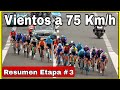 Resumen Etapa 3 🇪🇦 Vuelta a Andalucia 2023 ➣ Impresionantes Ráfagas de viento a 75 Km/h