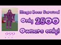[2500 ONLY] How to get the LIMITED "???" badge and the SWEET STRIDER mech in Mega Boss Survival
