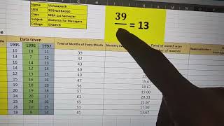 calculating seasonal index by simple average method