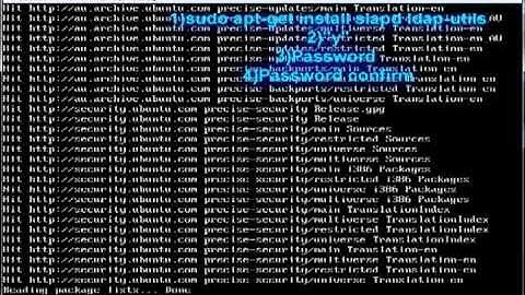 LDAP how to install an configure  LDAP