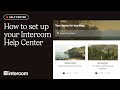 How to set up your Intercom Help Center