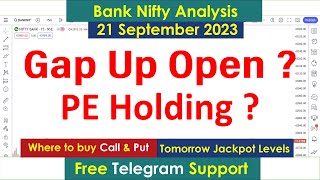 Bank Nifty Tomorrow Prediction 21 September 2023 Calls Option Put Call Buy Level Bank Nifty Options