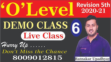 O Level | Demo class-6| Introduction to Computer | Chapter-1|(IT TOOLS & Network BASICS)RATNAKAR SIR