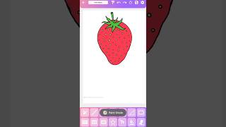 Draw a Strawberry | Paint | Technify Soft #painting #drawing #painttechnifysoft screenshot 5