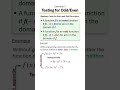 Even or Odd Function? 🤔 | How to Test Algebraically + Clear Examples, Ex 3