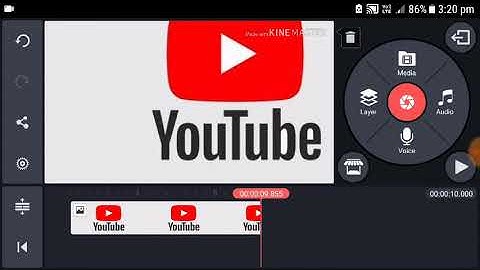 How to change the default duration of a clip in Kine Master ||