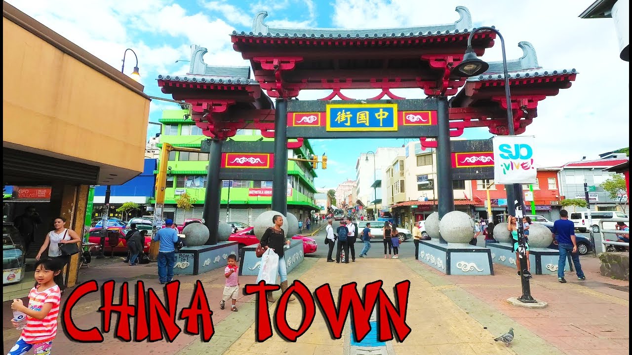 Costa Rica China Town Walk 2017 San Jose 4k Costa Rica China Town Walk 2017 San Jose 4k