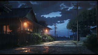 Tranquil Rain Sounds and Piano Music 🌙🌧️ Perfect for Relaxation and Stress Relief
